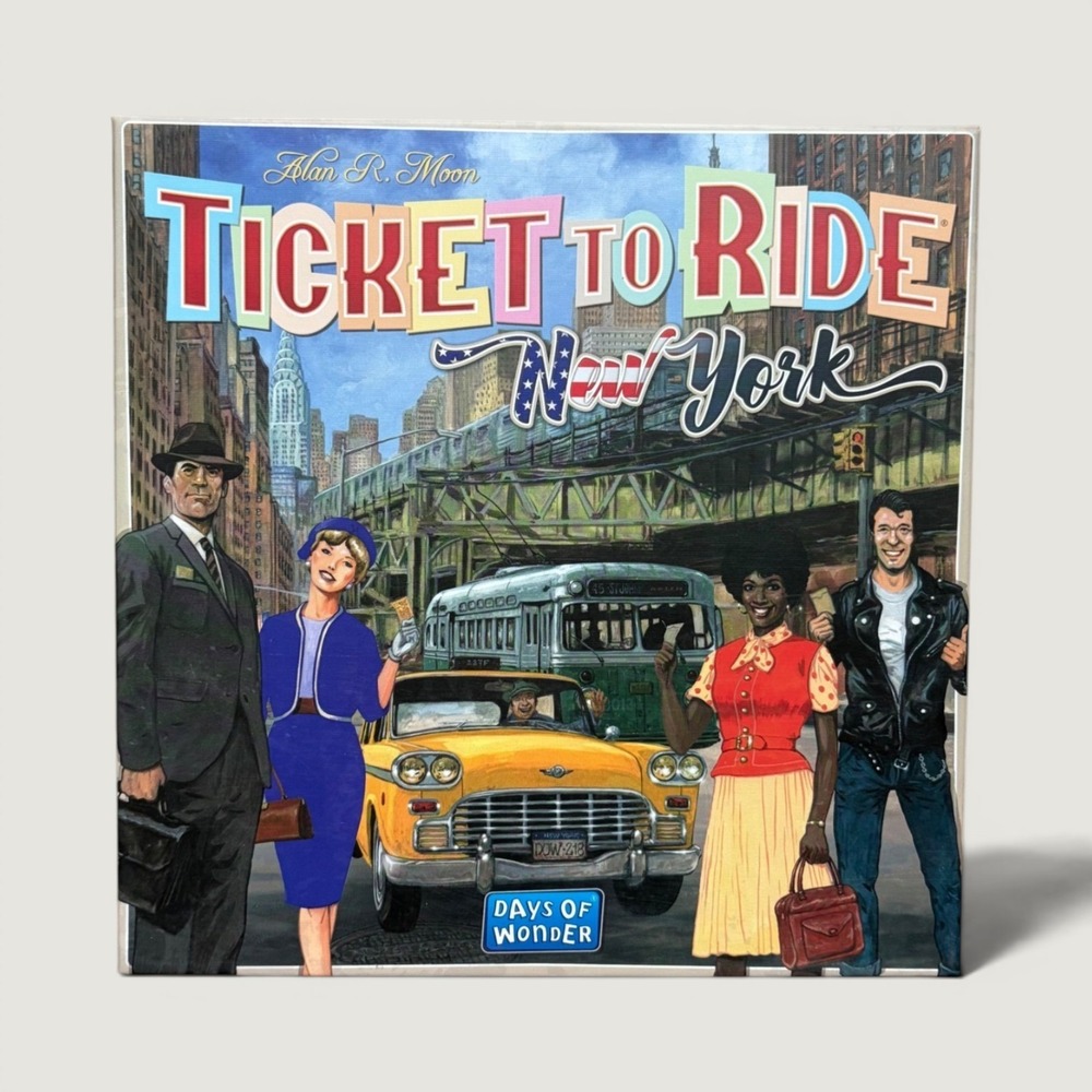 Ticket to Ride New York Board Game Days of‎ Wonder 2018 Alan R Moon Complete